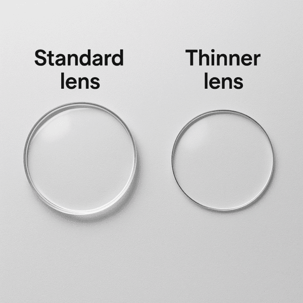 089646f8-8625-4d69-b5ed-7730cbd19d55 Anti-Reflection (AR) Eyeglasses Lenses with a thinner profile (Index 1.61)