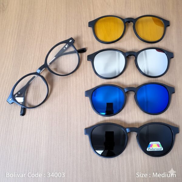 34003-1 ️ نظارة بوليفار FCLIP TR2341 | 5 نظارات في نظارة واحدة!