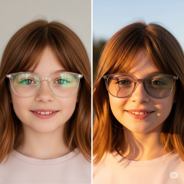 unnamed 1.56 Photochromic Blue Cut SHMC Eyeglass Lenses | Sun-Activated & Screen Protection