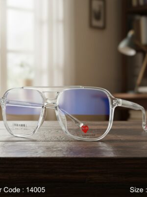 14005-2 REI KAWAKUBO 14005 – Oversized Square Frame with Classic Double Bridge