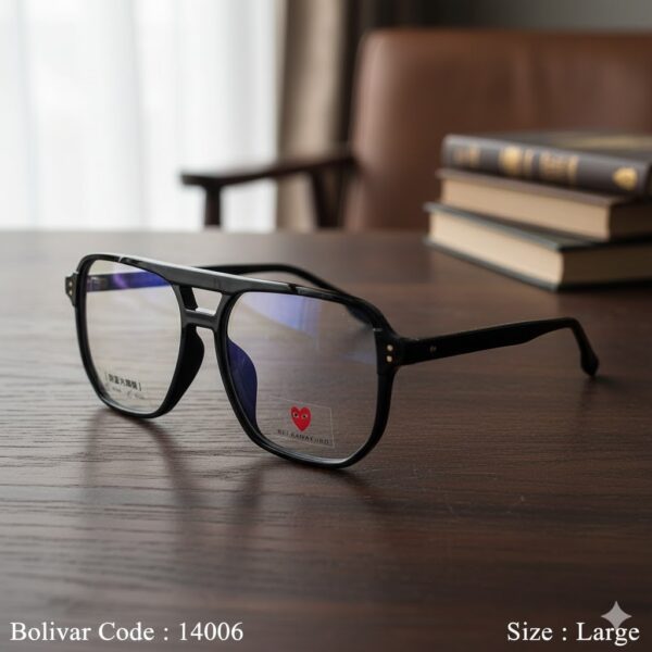 14006-1 REI KAWAKUBO 14006 – Wide Square Frame with Timeless Double Bridge!