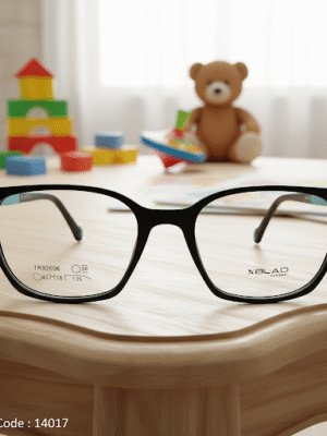 14017-2 XBLAD 14017 Kids Glasses – Safety & Comfort in a Modern Square Design with 360° Flex