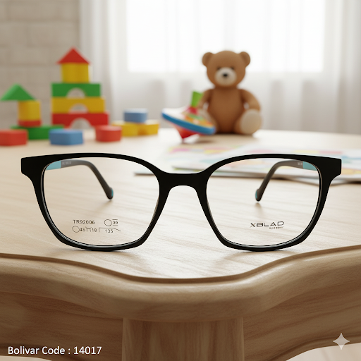 14017-2 XBLAD 14017 Kids Glasses – Safety & Comfort in a Modern Square Design with 360° Flex
