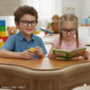 14017-55 XBLAD 14017 Kids Glasses – Safety & Comfort in a Modern Square Design with 360° Flex