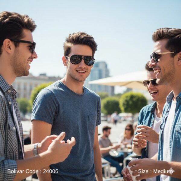 Bolivar XBLAD 24006 Sunglasses – Golden Lightness Meets Sleek Black Elegance with Advanced Vision Technology