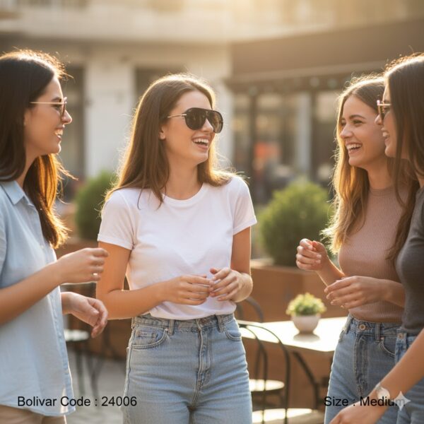 Bolivar XBLAD 24006 Sunglasses – Golden Lightness Meets Sleek Black Elegance with Advanced Vision Technology