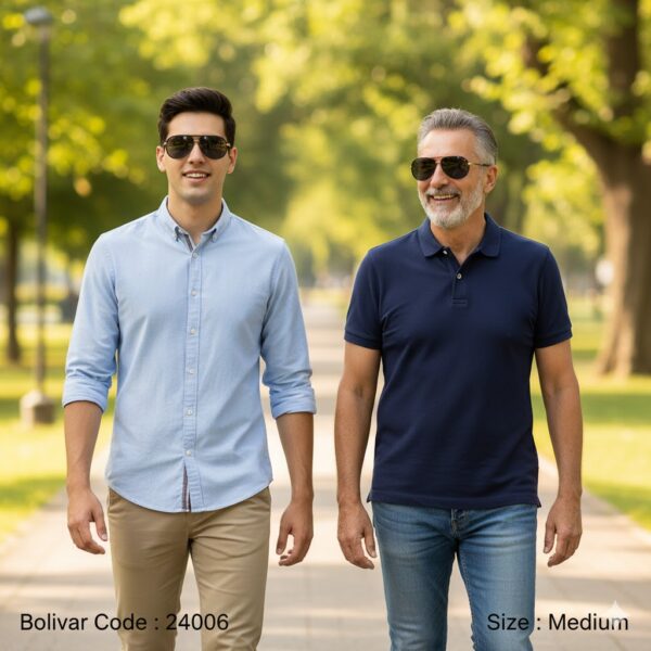 Bolivar XBLAD 24006 Sunglasses – Golden Lightness Meets Sleek Black Elegance with Advanced Vision Technology
