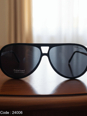 24006-2 نظارة شمسية بوليفار XBLAD 24006 – خفة ذهبية وأناقة سوداء بتقنية رؤية متقدمة