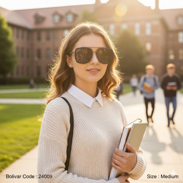 24009-14 Bolivar XBLAD 24009 Sunglasses – Complete Protection in a Bold Square Design