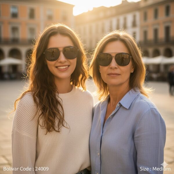 24009-18 Bolivar XBLAD 24009 Sunglasses – Complete Protection in a Bold Square Design