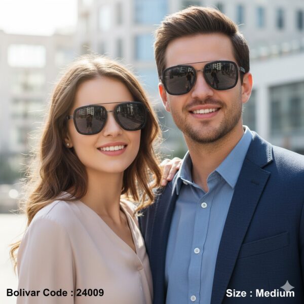 24009-19 Bolivar XBLAD 24009 Sunglasses – Complete Protection in a Bold Square Design