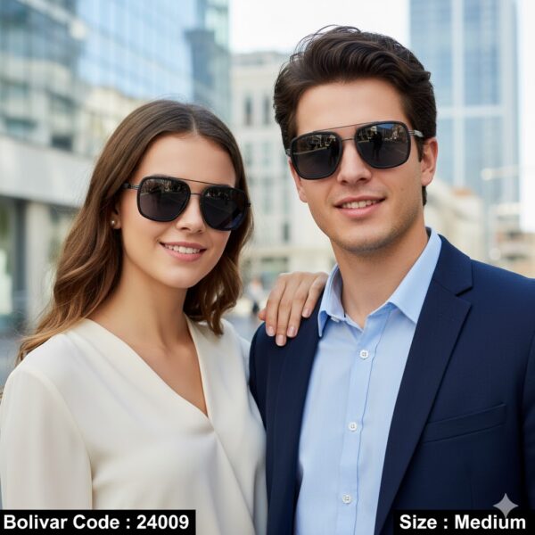 24009-20 Bolivar XBLAD 24009 Sunglasses – Complete Protection in a Bold Square Design