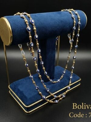 Gold Plated Glasses Chain – Elegant & Stylish Design