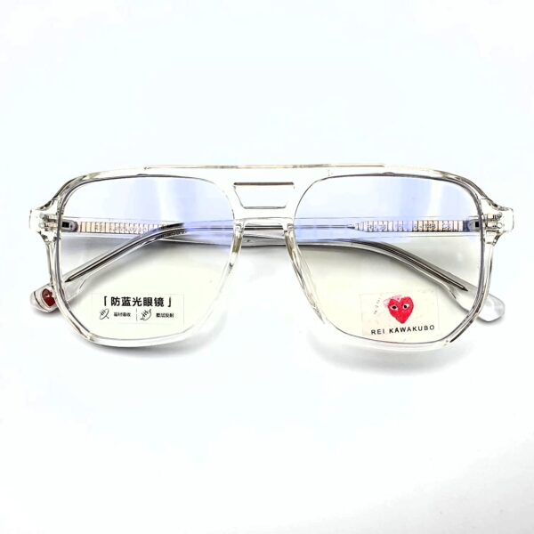 WhatsApp Image 2025-08-12 at 6.22.30 AM (1) REI KAWAKUBO 14005 – Oversized Square Frame with Classic Double Bridge