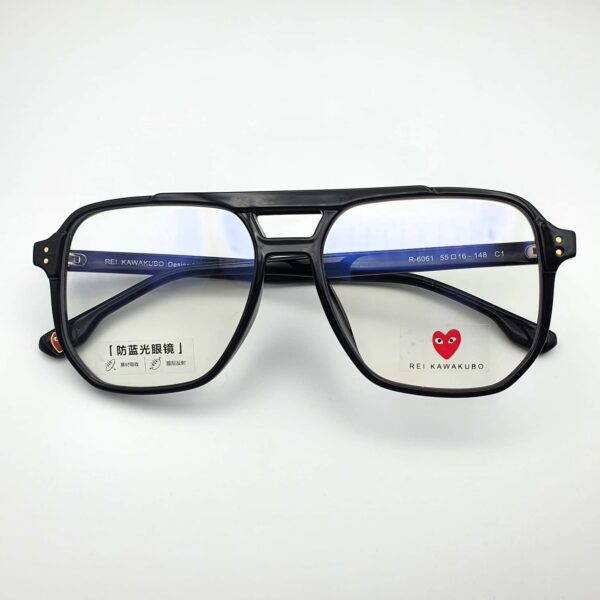 WhatsApp Image 2025-08-12 at 6.25.25 AM REI KAWAKUBO 14006 – Wide Square Frame with Timeless Double Bridge!