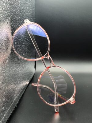 WhatsApp Image 2025-08-12 at 6.33.02 PM Bolivar 14003 – Lightweight Transparent Pink Round Prescription Eyeglasses
