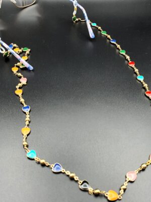 WhatsApp Image 2025-08-14 at 11.14.27 PM سلسلة نظارات ذهب صيني بتصميم قلوب ملونة – أناقة وفخامة في قطعة واحدة