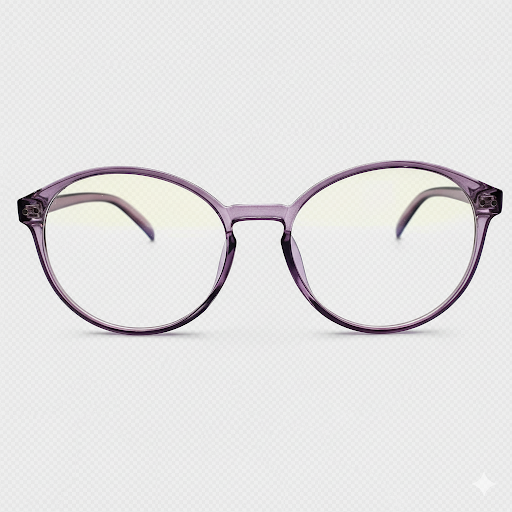 unnamed (1) Bolivar 14001 – Transparent Purple Round Prescription Eyeglasses for Ultimate Style & Comfort