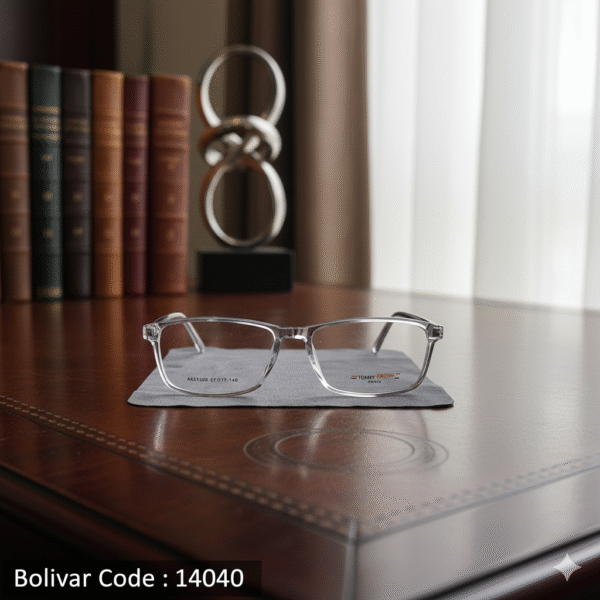 Stylish Transparent Small-Face Prescription Eyeglasses – BOLIVAR & TOMMY BROWN – Model AK31308