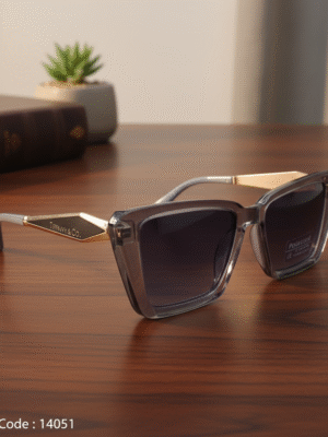 14051-1 نظارة شمس نسائية مستطيلة كاملة الإطار من Bolivar وTiffany & Co موديل P9195 – تصميم فاخر بعدسات مستقطبة وحماية UV 400