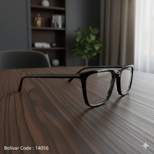 نظارة طبية بوليفار رافال بتصميم مستطيل كلاسيكي | كود 14056