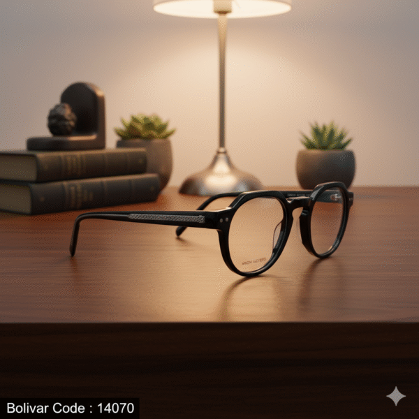 Bolivar Eyeglass Frames | Unique Geometric Design | Code 14070
