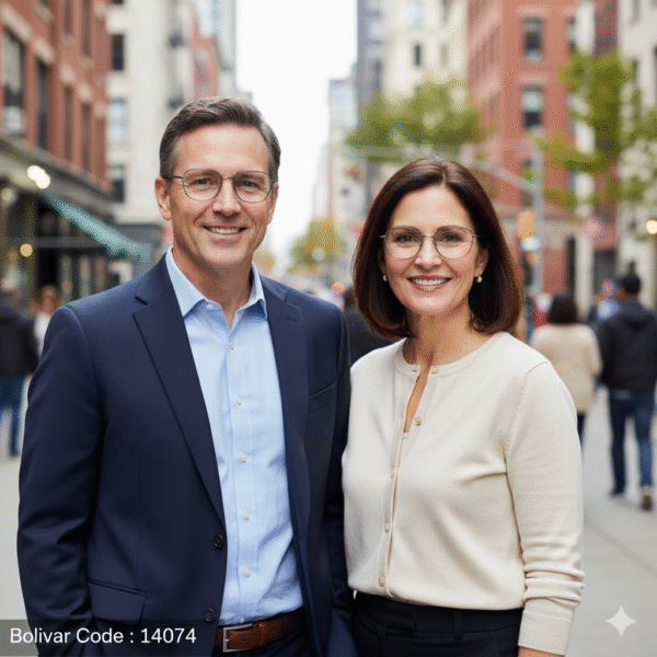 نظارة طبية بوليفار دلفي فيجن من التيتانيوم النقي - كود 14074