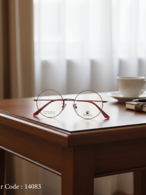 Bolivar Round Titanium Eyeglasses - Code: 14083