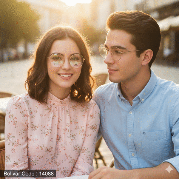 Bolivar & FEDERAL KINDON Titanium Round Eyeglasses | Code: 14088