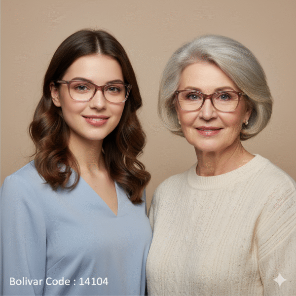 Bolivar Q&M Classic Square Hand Made Acetate Eyeglasses | Code: 14104