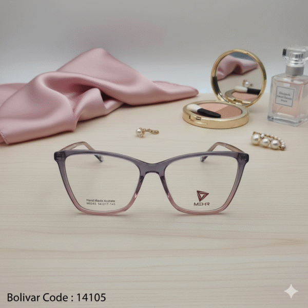 Bolivar MEHR Elegant Wide-Fit Cat-Eye Acetate Eyeglasses | Code: 14105