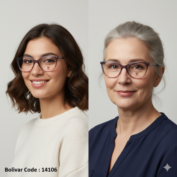 Bolivar MEHR Lightweight Narrow-Fit Cat-Eye Eyeglasses | Code: 14106