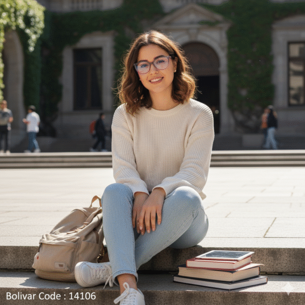 Bolivar MEHR Lightweight Narrow-Fit Cat-Eye Eyeglasses | Code: 14106