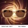 Bolivar Rectangular Brown Sunglasses with Modern Frame – Model P58008