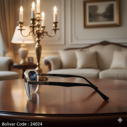 24024 نظارة شمسية بوليفار 24942P | تصميم رياضي كلاسيكي بإطار فضي من المعدن والربر