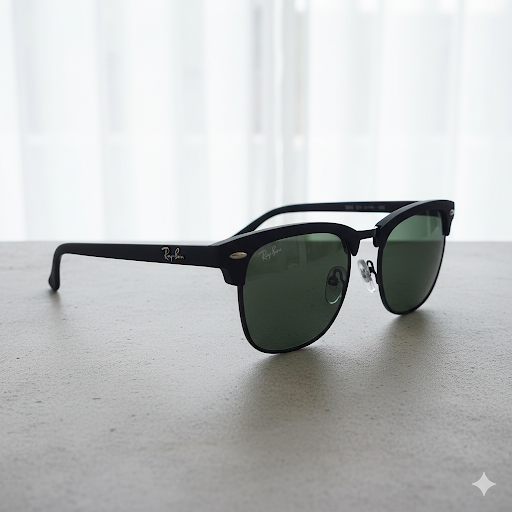 Bolivar Sunglasses Model 3016 – Black Club Master with UV Protection