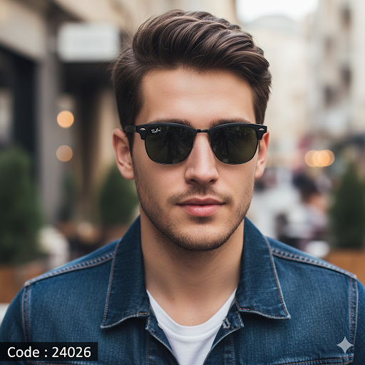 Bolivar Sunglasses Model 3016 – Black Club Master with UV Protection