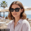 Bolivar × CHANEL Sunglasses | UV400 Polarized – Black (Trendy Women/Youth)