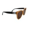 Bolivar × CHANEL Sunglasses | UV400 Polarized – Beige × Brown × White (Trendy Women/Youth)