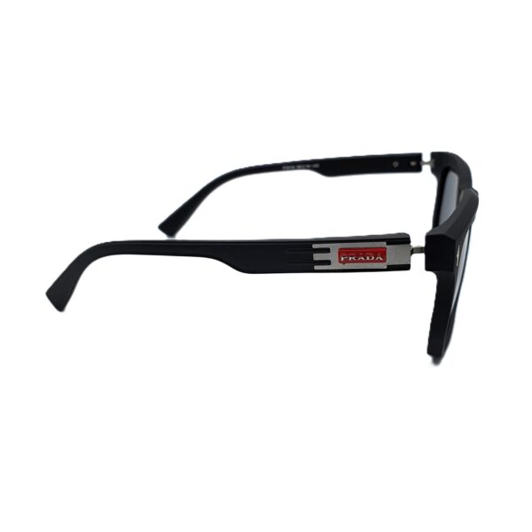 Bolivar × PRADA Sunglasses | UV400 Polarized – Black Matte Rectangle (Unisex)