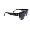 Bolivar × CHANEL Sunglasses | UV400 Polarized – Black & Transparent Wayfarer (Elegant Women)