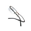 BOLIVAR LAS -VEGAS B17044 Half Rim Rectangular Eyeglasses – Stylish & Lightweight for Small Faces