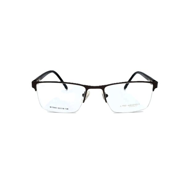 BOLIVAR LAS -VEGAS B17044 Half Rim Rectangular Eyeglasses – Stylish & Lightweight for Small Faces