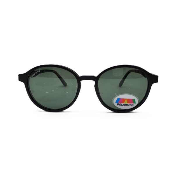 WhatsApp Image 2025-09-16 at 9.24.48 PM (3) Stylish BOLIVAR Rafale Eyeglasses with Clip-on Sunglasses – SO TRC-190 Round Full Rim Frame for Men & Women