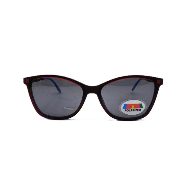 نظارة طبية عصرية من بوليفار رافال مع كليب-أون شمسية – تصميم عين القط باللون الأزرق للرجال والنساء