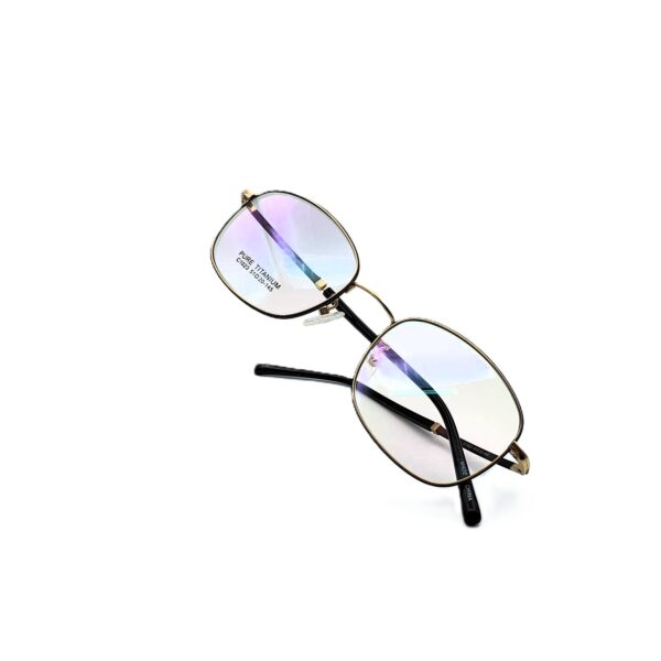 نظارة بوليفار 14073 | إطار طبي من التيتانيوم النقي للجنسين - لون نحاسي ذهبي