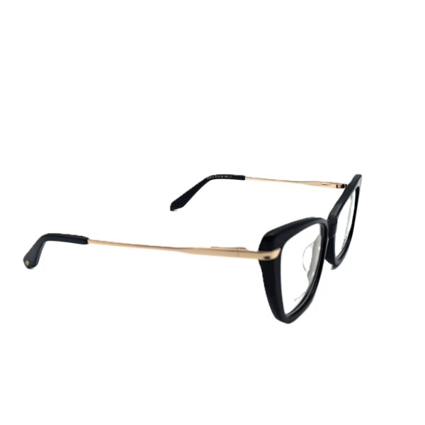 نظارة طبية بوليفار دي أو سي كلاسيكية بتصميم عين القطة | أسود وذهبي | كود: 14108