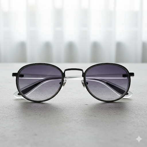 unnamed (1) نظارة شمسية بوليفار / راي بان موديل Z80-04 – تصميم Oval رمادي شفاف مع حماية UV