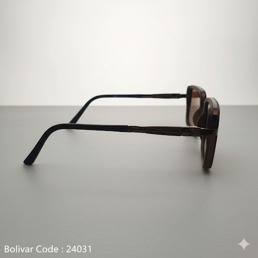 unnamed (2) نظارة شمسية بوليفار / كارتييه موديل 4987 – تصميم مربع بني كلاسيكي مع عدسات Polarized UV400