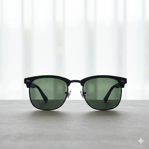 Bolivar Sunglasses Model 3016 – Black Club Master with UV Protection